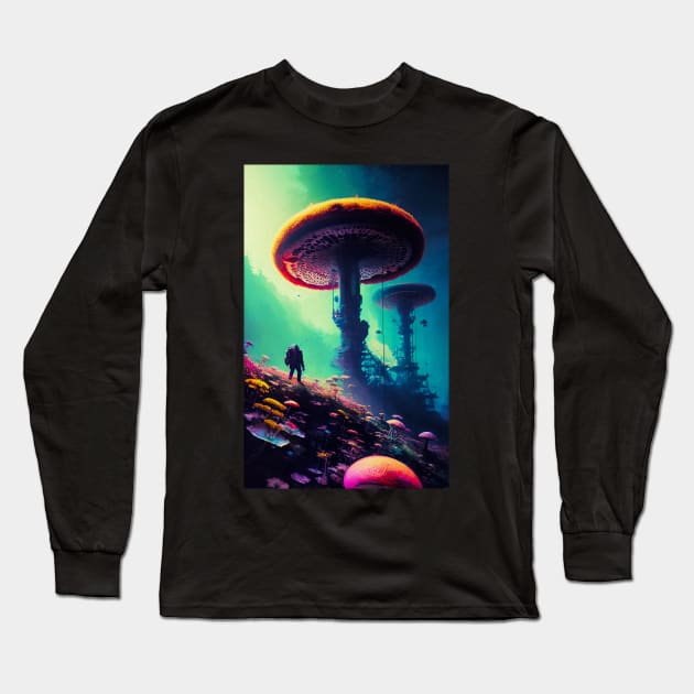 Abstract Another World Long Sleeve T-Shirt by Voodoo Production